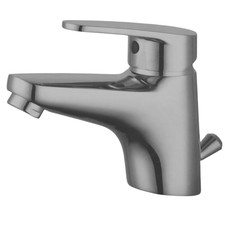 Wellwater Madrid Waschtischarmatur aus Messing messing verchrocmt silber