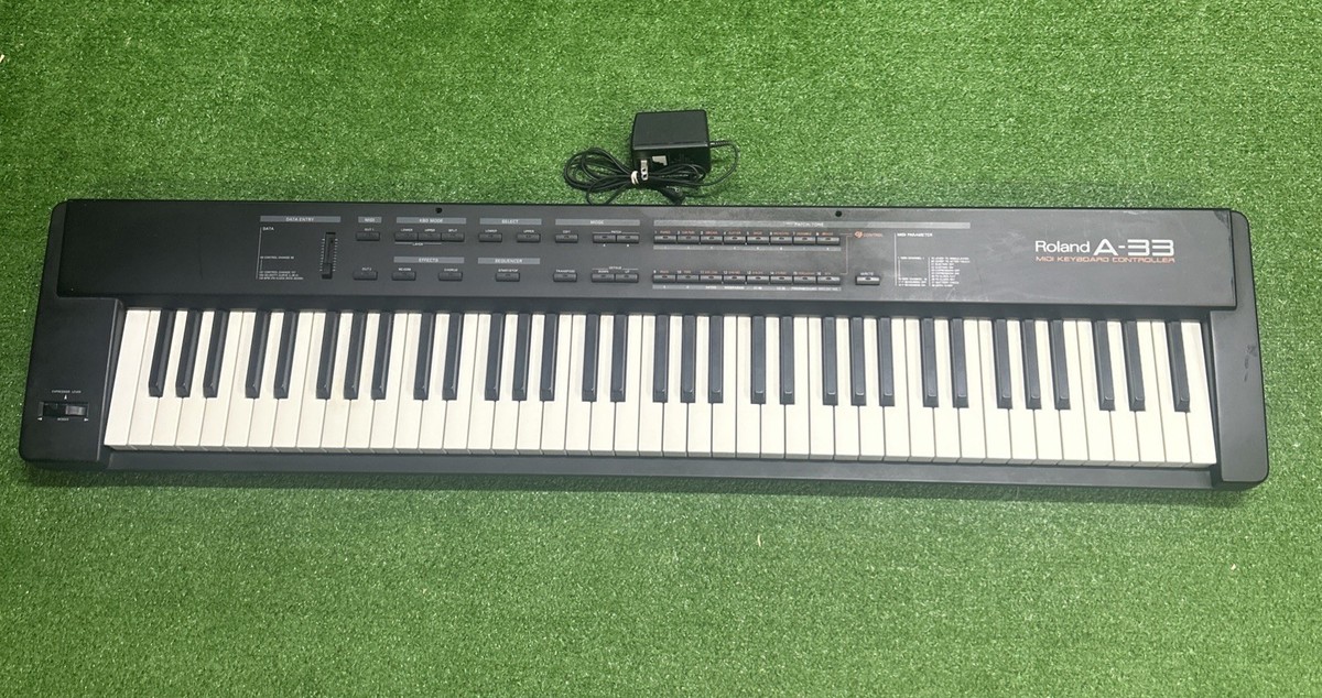 Roland A-33 Midi Keyboard Controller 76 semi-weighted keys. | eBay