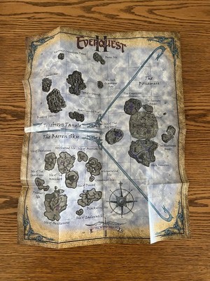 PC Everquest 2 Poster Map Insert