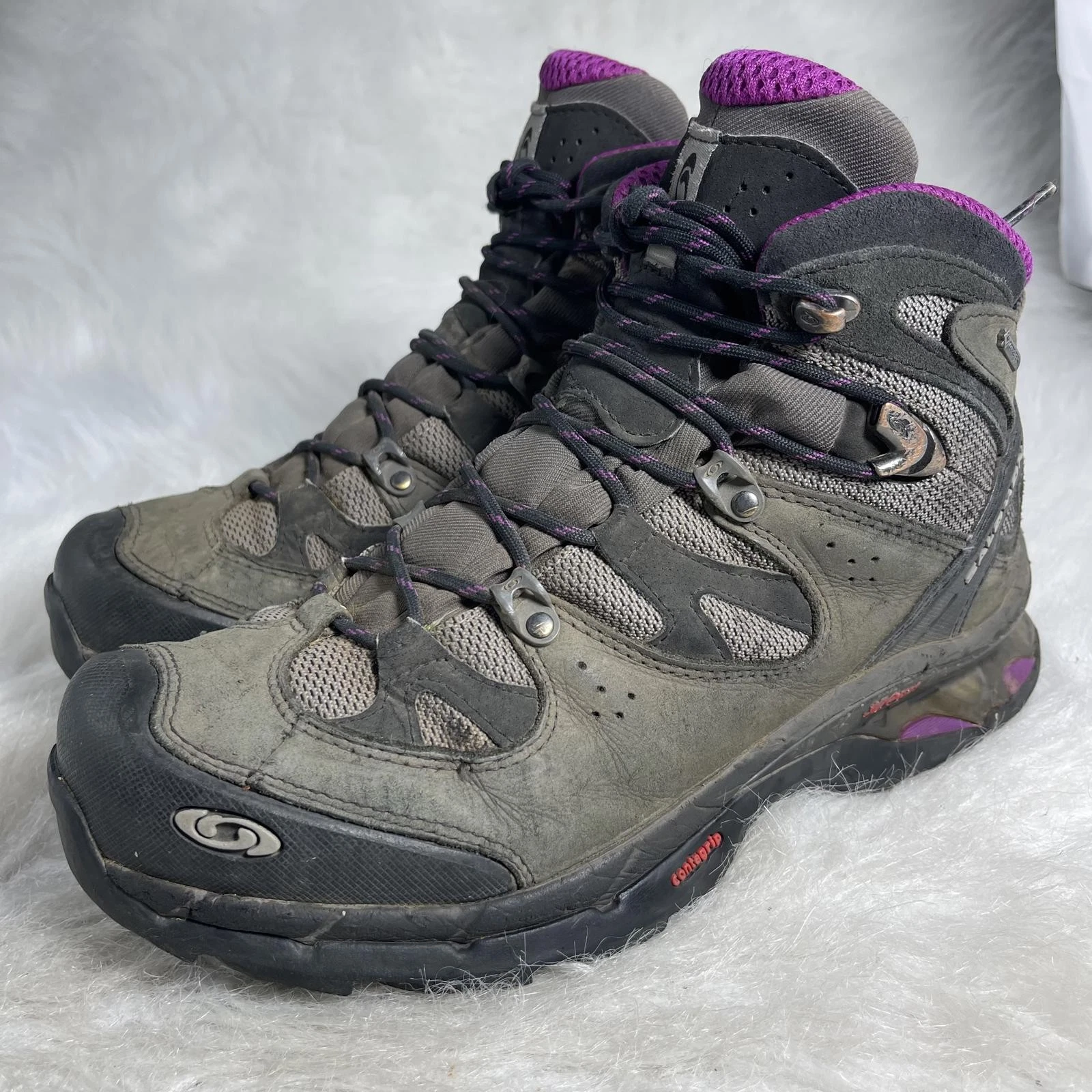 Salomon Women Comet 3D Lady GTX Waterproof Hiking Trail Camping Boot Size 8
