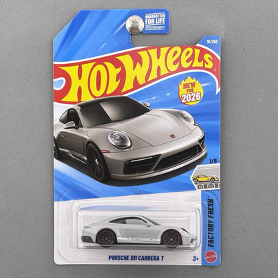 Hot Wheels Porsche 911 Carrera T Gray Factory Fresh 1/5 2026 First Release