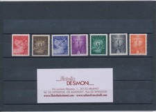 1947 Vatican, Timbres Neuf, Année Complète 7 valeurs, MNH **