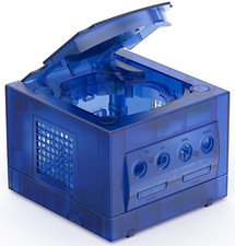 NEW Replacement Translucent DARK BLUE Shell Housing for GameCube Console 001 101