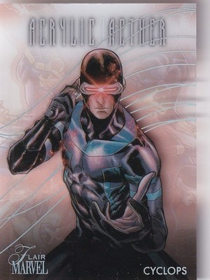Fleer 2023 Marvel Flair No. AA7 Cyclops Acrylic Aether