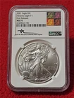 2021 Silver Heraldic Eagle T-1 S$1 DOLLAR FIRST RELEASES NGC MS 70       #T1190