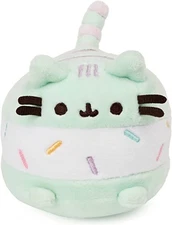 GUND Ice Cream Sandwich Pusheen Sweet Dessert Mint and White, 4 inches