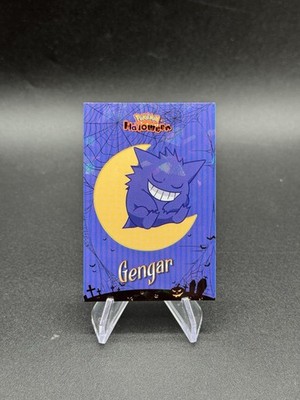 Sleeping Gengar Cracked Ice Pokemon Halloween Database Card 58 Peru Us Seller