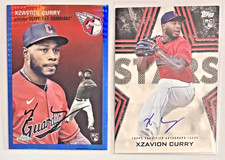 2023 Topps Series 1 -  Autographs Gold #BSA-XZC Xzavion Curry /199 (AU, RC)