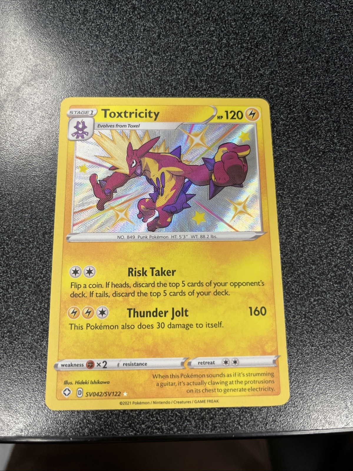 Toxtricity(Shiny)NM SV042/SV122 ; Shining Fates