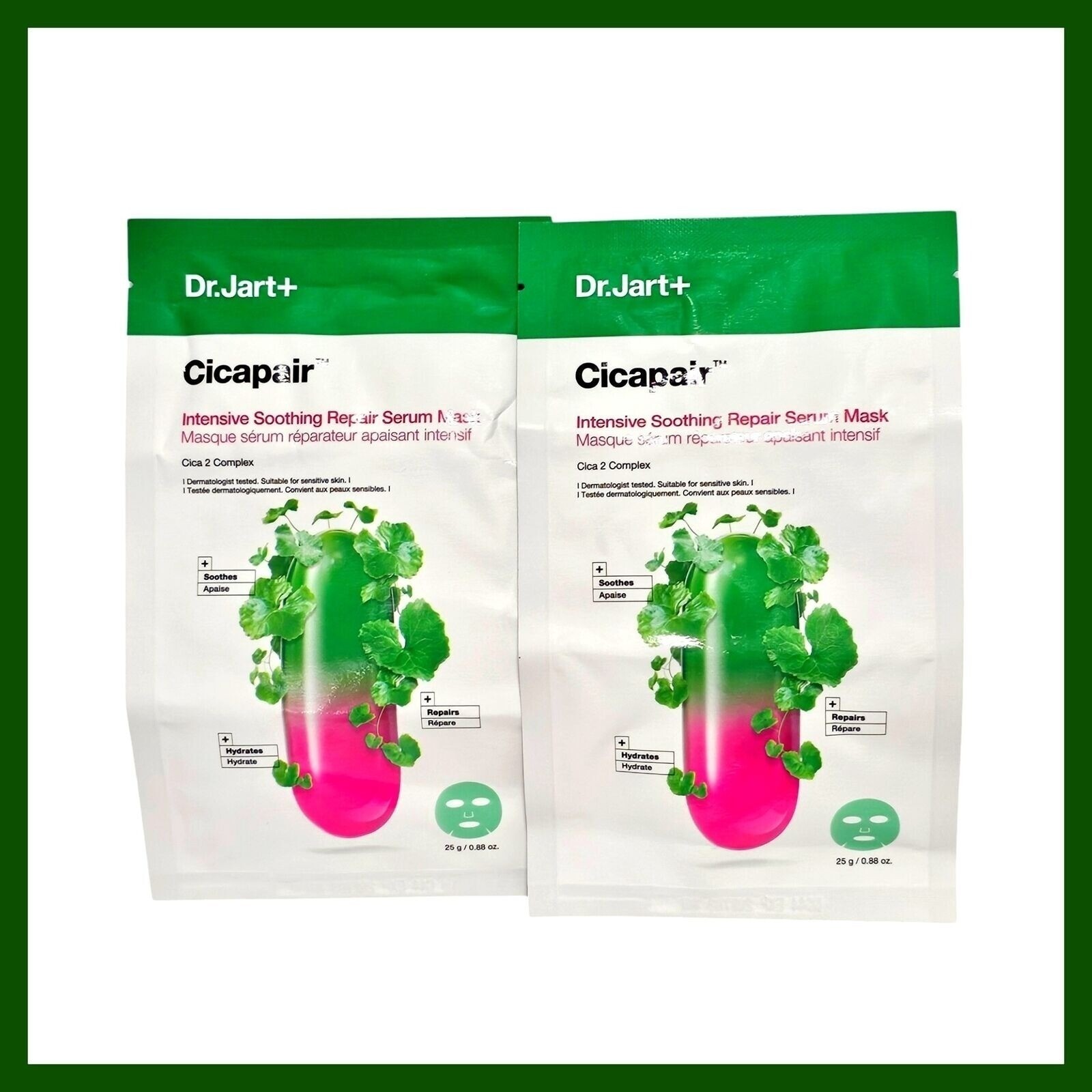 2 x         Dr. Jart+ Cicapair Sensitive Skin Serum   New