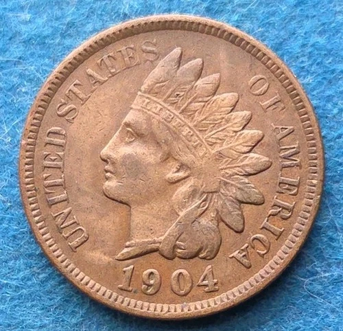 1904 Indian Head Cent Nice Coin!! Great For AN ALBUM,c