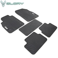 Fits 08-16 Chevy Cruze Floor Mats Latex Car Liner All Weather Black Carpet 5pc