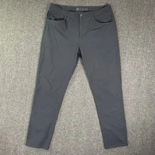 Vuori Meta Pants Men 36x30 Gray Modern Athleisure Chino Preppy Modern