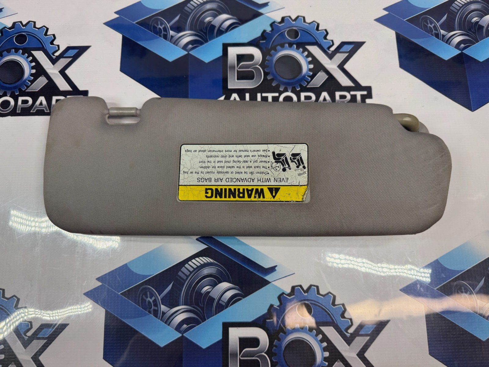 2011-2015 Hyundai Sonata Driver Side Left Sun Visor Sunvisor Gray OEM SV1011B