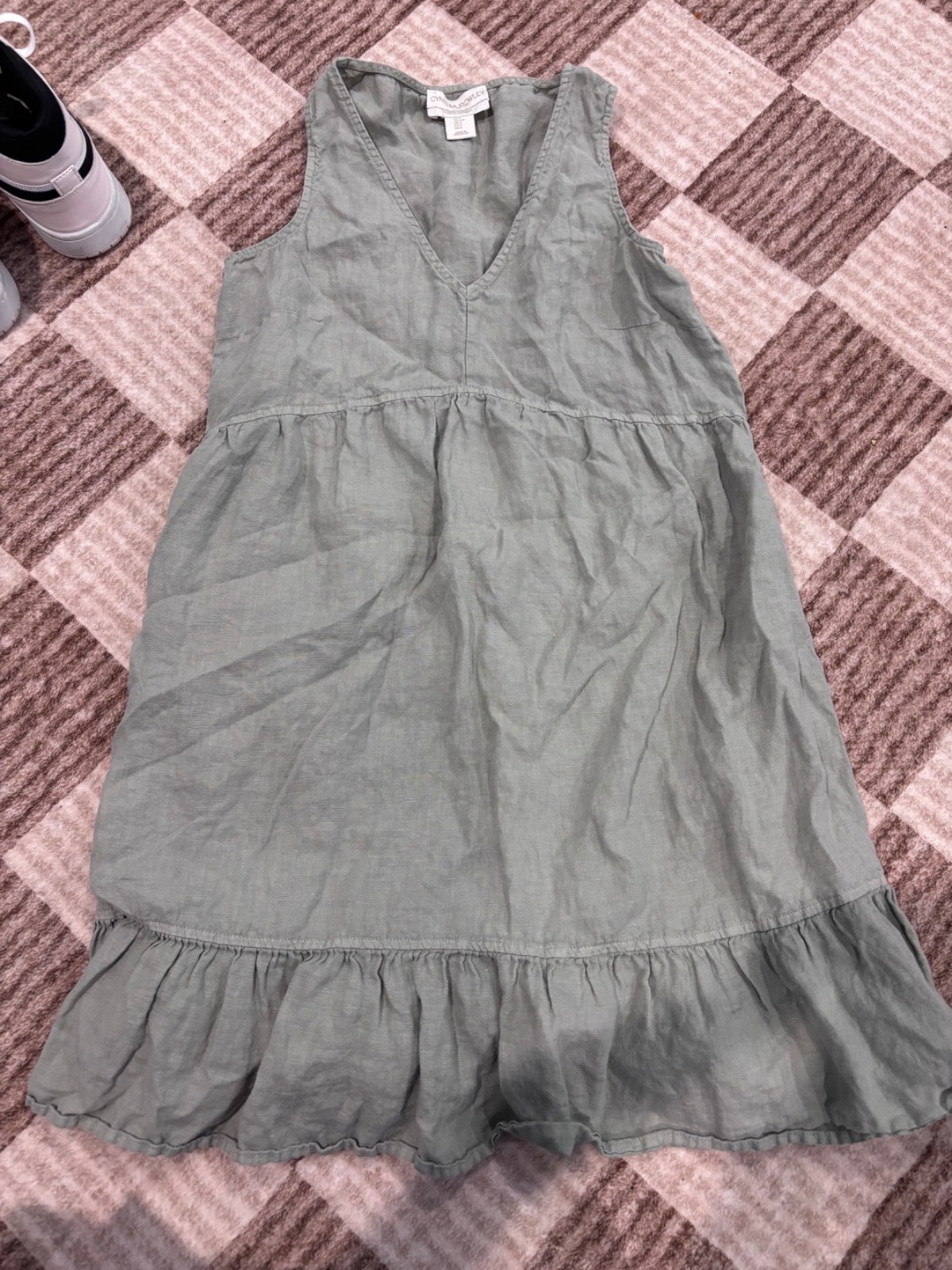 Green sundress size small-image