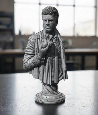 Constantine DC Movie Bust Figure Large 13'' inch - 3D Printed Figurine Statue