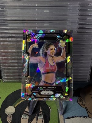 Kelani Jordan 2024 Panini Prizm WWE Cracked Ice Rookie RC #127 NXT