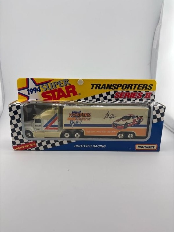Matchbox Racing Transporter Hooters NASCAR Super Star Series II Diecast