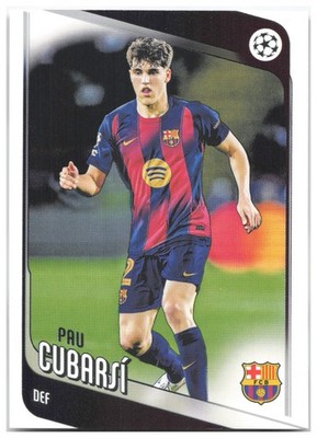Pau Cubarsí Topps UEFA Club Competitions 183 NM