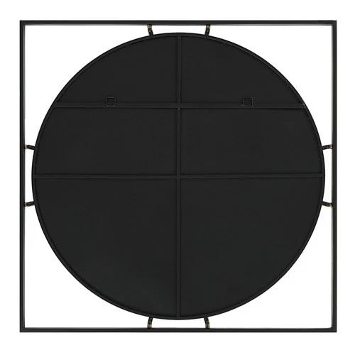 Uttermost 09958 Hinson 39" Diameter Circular Framed Bathroom - Black - Picture 2 of 7