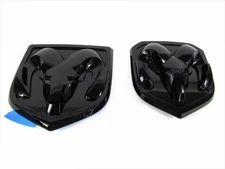 2x OEM Front Grille Tailgate Emblem Badge fits Ram 1500 2500 3500 Black
