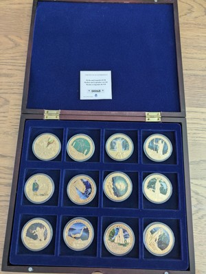 Extrem seltener 12 Windsor Mint ''Myths and Legends of GB'' Kursmünzensatz + CoA