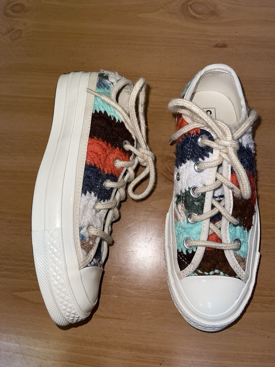 Converse Chuck 70 Ox Low Crochet Pack Patchwork Sz 5.5 Women Shoes