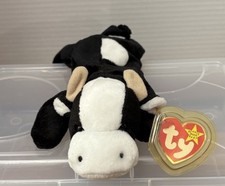 Ty Beanie Baby DAISY the Cow 1994 – MWMT, PE Pellets, Tag Error, Retired