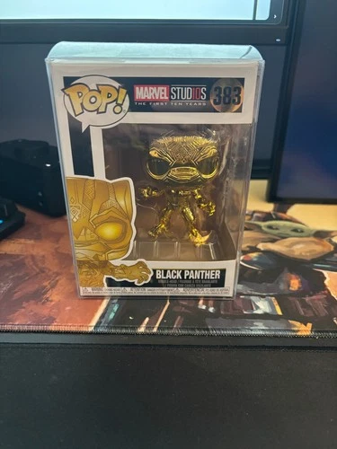 Funko Pop! Vinyl: Marvel - Black Panther (Chrome) (Gold) #383