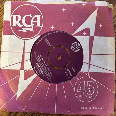 Lonnie Donegan   My Old Man's A Dustman 7'' Single 1960 Pye Skiffle 45 RPM