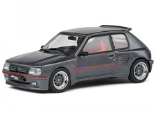 Peugeot 205 Dimma 1989 grey diecast model car S4310804-421437280 Solido 1:43