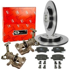 TRW Bremsscheiben 290mm Beläge Bremssattel Set Hinten für TOYOTA AVENSIS T27