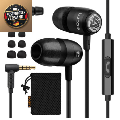 LUDOS Clamor 2 Pro In-Ear Headphones mit Kabel Mikrofon Klare Sound Bass