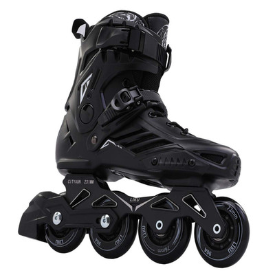 Liku Unisex Professional Inline Skates For Women Men Adult Youth Black