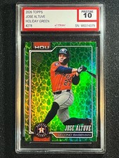 Jose Altuve - 2026 Topps Holiday Spring Training Green Variation Pristine Astros