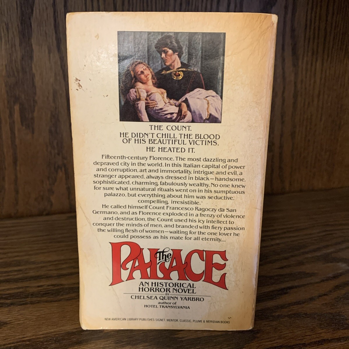 The Palace Chelsea Quinn Yarbro 1979 Vintage Occult Horror