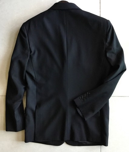 $1500 NEW VESTIMENTA GIORGIO ARMANI Black Blazer Suit Jacket W/ Ralph Launch Bag - Picture 3 of 9