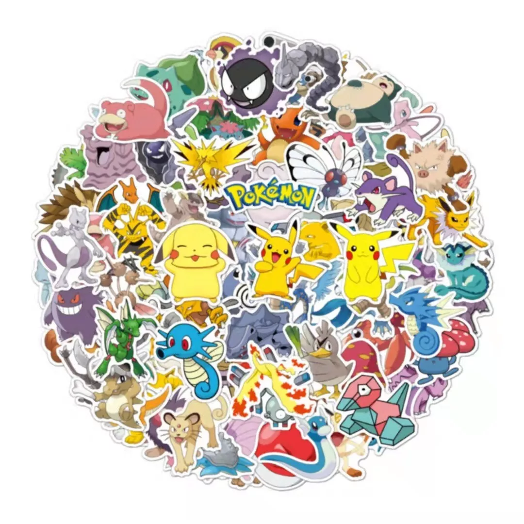 Pokemon Stickers 100 pack Set