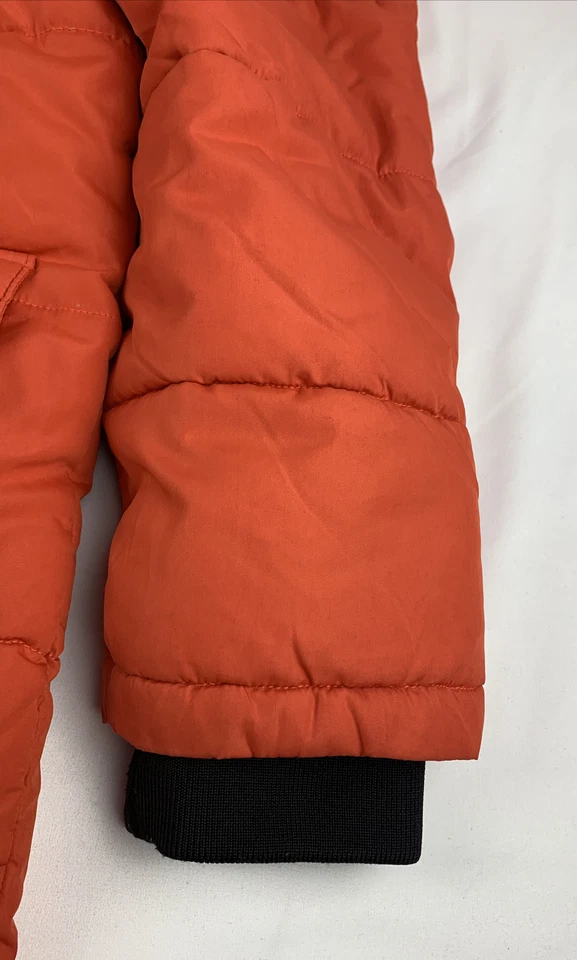 Casaco de esqui Nicce masculino Parka laranja zíper duplo tamanho grande - Imagem 4 de 4