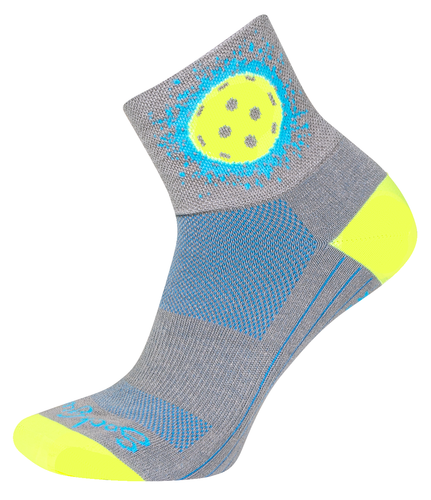 Socks - SockGuy - Pickle Nova Gray L/XL 3" Classic Cycling/Running NEW - Picture 3 of 5