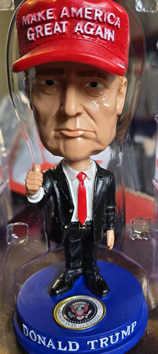 Donald Trump Bobblehead 5” Collectible MAGA Hat 45th President NIB Trumpinator - Picture 2 of 10