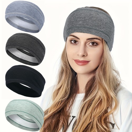 Herren Damen Wärmer Haarband für Winter Outdoor Sport Laufen Fleece Stirnband - Bild 1 von 40