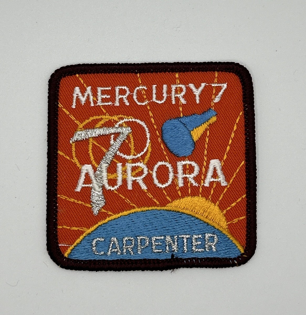 NASA Mercury 7 Aurora Carpenter Patch P274D2 MR ALE | eBay