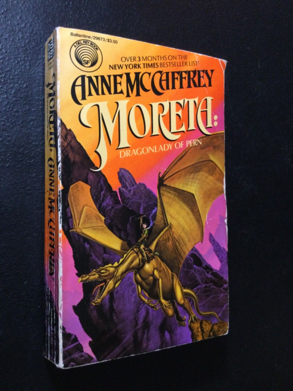 Moreta by Anne McCaffrey 1984 Paperback (Del-Rey) VG, Dragonlady of Pern