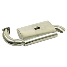 Empi 3206 Stainless Phat Boy Muffler Only For Empi 3767 Premium Header Vw Bus Empi 3206 Stainless Phat Boy Muffler Only For Empi 3767 Premium Header Vw Bus