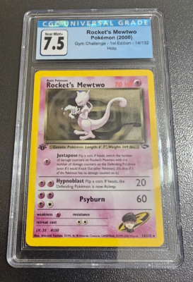 ロケット団のミュウツー　Rocket's Mewtwo  1st Edition CGC 7.5 Rocket's Mewtwo 1st Edition 14/132 | eBay