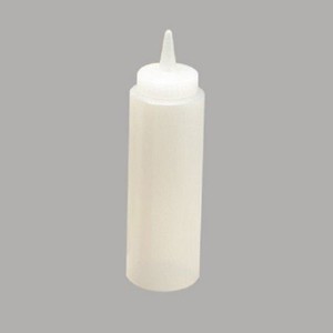 clear squeeze sauce bottle