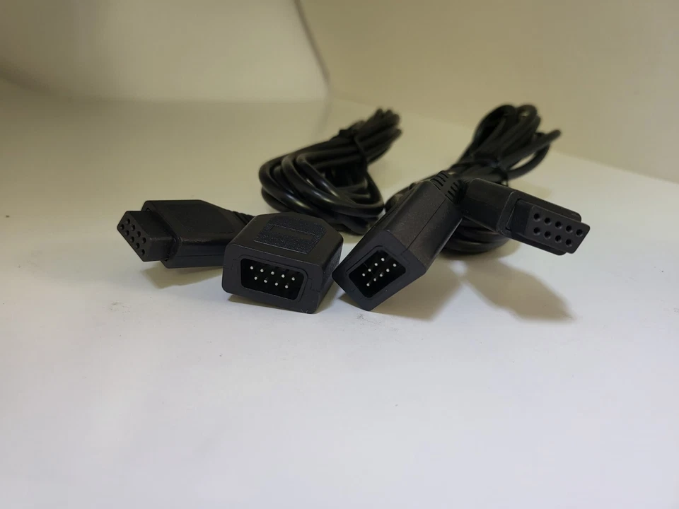 TWO  NEW 9 Foot Controller Joystick Extension Cables for Colecovision - Image 3 of 3