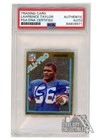 Lawrence Taylor 1982 Topps Stickers Autograph RC Card #144 PSA/DNA