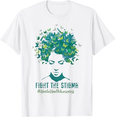Mental Health Awareness Month Fight The Stigma Unisex T-Shirt